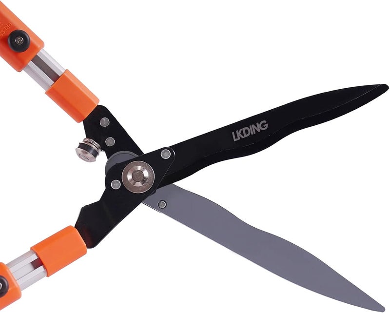 LKDING Hedge Shears Heavy Duty 32.5"-43" Extendable Handle Professional Garden Clippers Pruning Scissors Trimmer Yard Landscaping Tool - Image 3